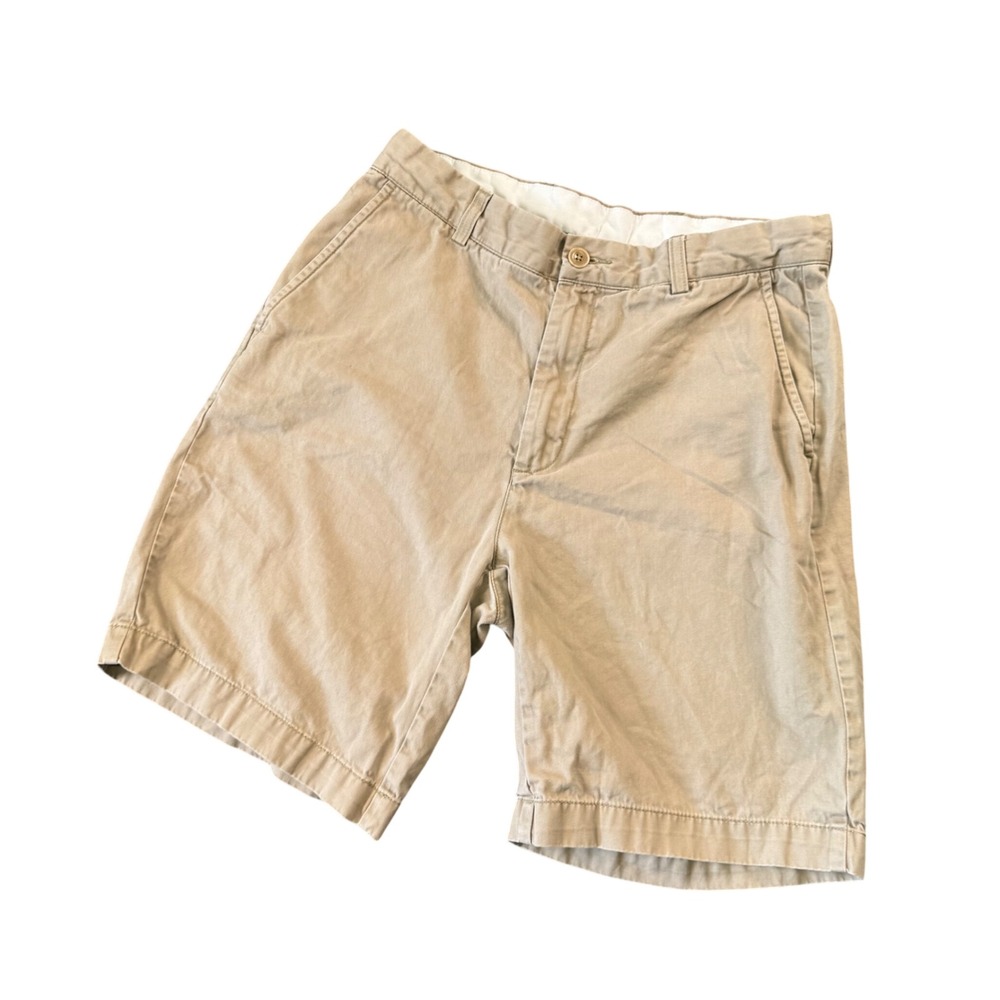 Roundtree &‎ Yorke Mens 32 Khaki Chino Shorts Preppy Tradcore